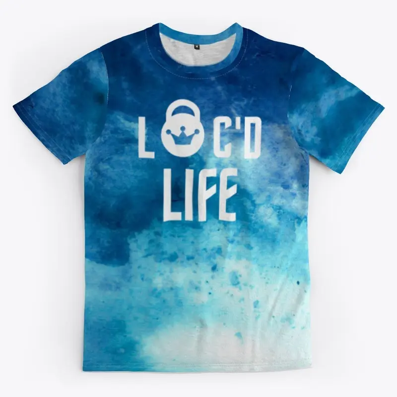 Loc'd Life- Blue Tie Dye